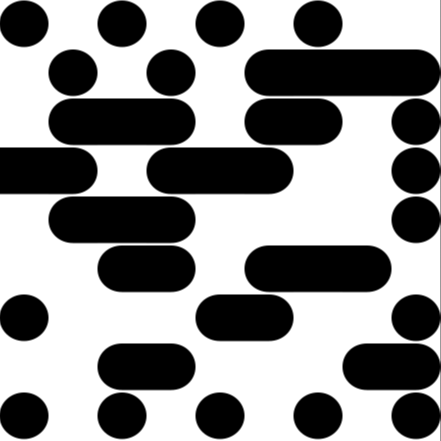 horizontal-dot-chain Patroon preview